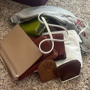 Lot of Genuine Leather Bags